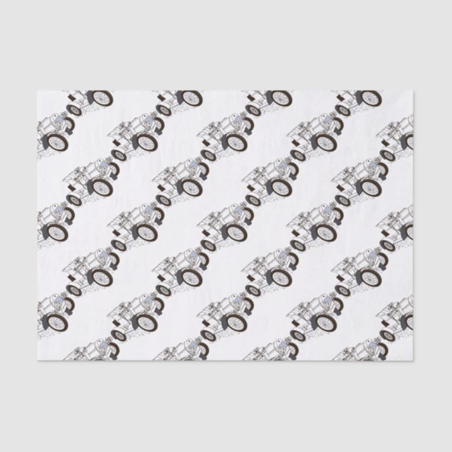 Papel De Seda ilustrações de cores (Frente )