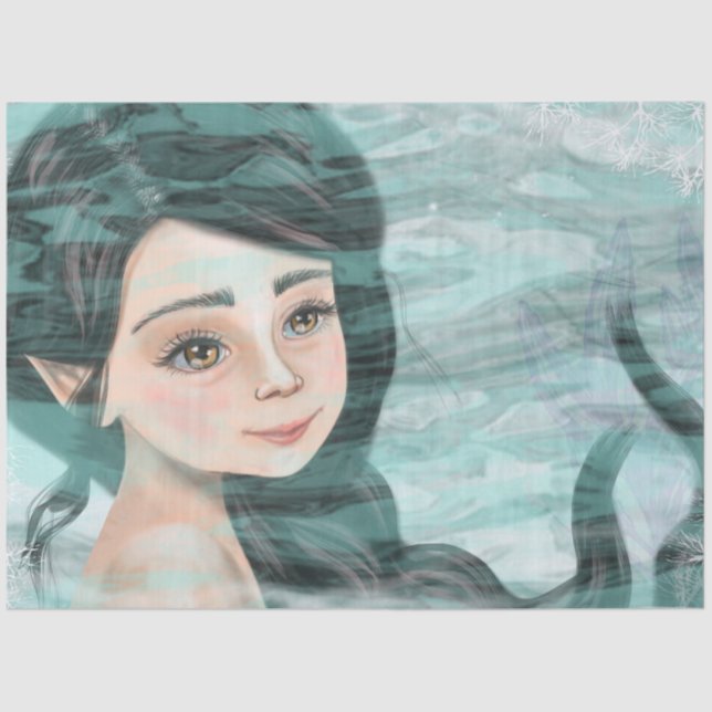 Papel de seda ilustrado profesional (Frente )