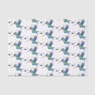 Papel De Seda Imagem de desenho animado de bee hummingbird