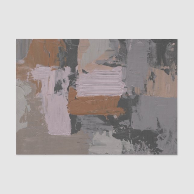 Papel De Seda Impasto Abstrato I (Frente )