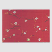 Imperador de Ano Novo Festivo Flor de Cereja Verme