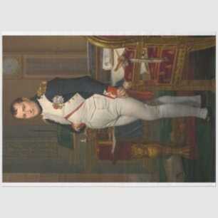 Papel De Seda Imperador Napoleão Bonaparte no Tecido das Tuilar