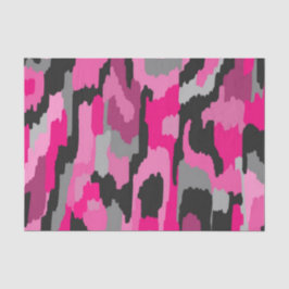 Papel De Seda Impressão Abstrato a rosa e preto