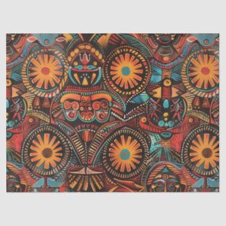 Papel De Seda "Impressão Ancestral do Eterno" Quente Padrão