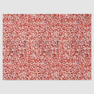 Papel De Seda Impressão animal da pele alaranjada SELVAGEM do