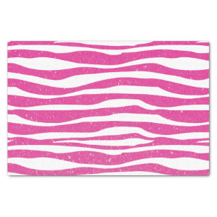 Papel De Seda Impressão animal da zebra cor-de-rosa bonito macia