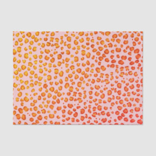 Papel De Seda Impressão Animal Leopardo Padrão Vermelho - Oferta