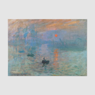 Papel De Seda Impressão Aumento do sol por Claude Monet
