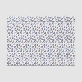 Papel De Seda Impressão de Animais Leopardo-da-Neve Branca