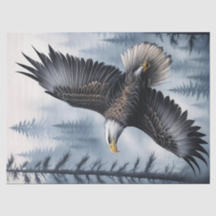 Papel De Seda Impressão de Arte de Águia Americana