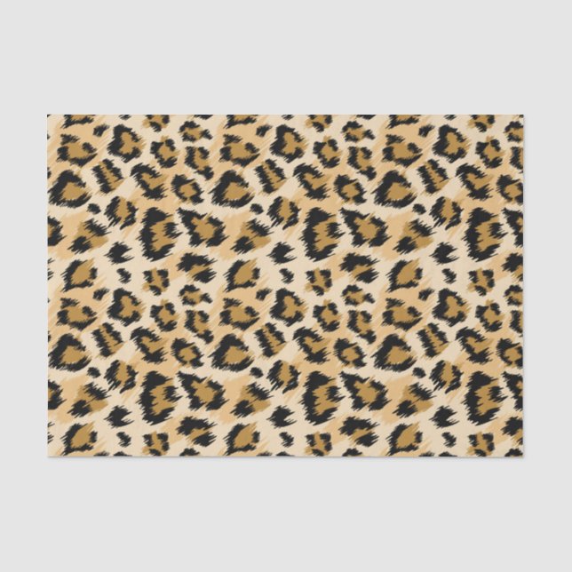 Papel De Seda Impressão de Guepardo (Frente )