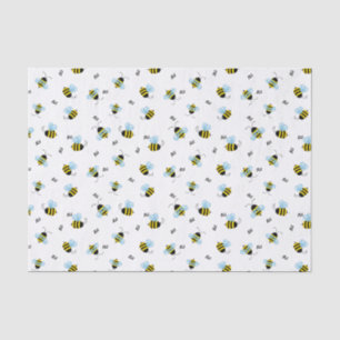 Papel De Seda Impressão de Inseto de jardim bonito de abelhas b