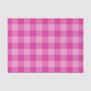 Papel De Seda Impressão de Padrão de Xadrez de Tartan Brilhante