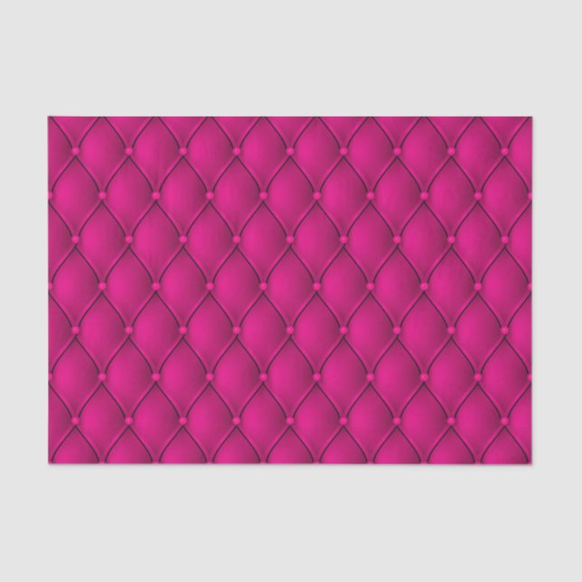 Papel De Seda Impressão de Tuft de Diamante Rosa, Princesa Regal (Frente )