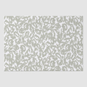 Papel De Seda Impressão do Leopardo de Sage Abstrato