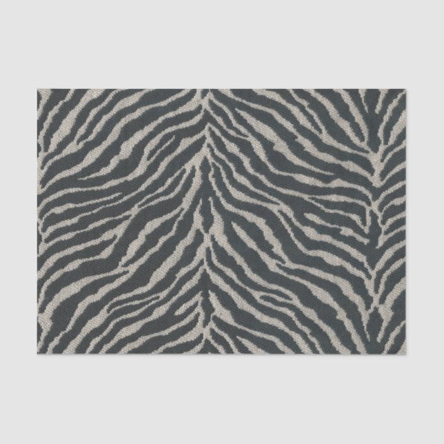 Papel De Seda Impressão em animais com faixa de zebra (Frente )