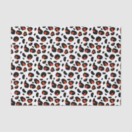 Papel De Seda Impressão em animais de cor laranja negra e escura