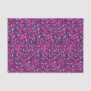 Papel De Seda Impressão em animais Leopardo Cor-de-Rosa Moderna