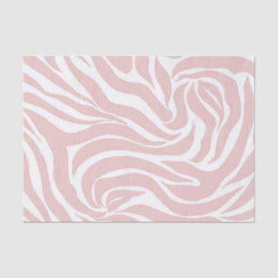 Papel De Seda Impressão em branco de zebra rosa esmagadora