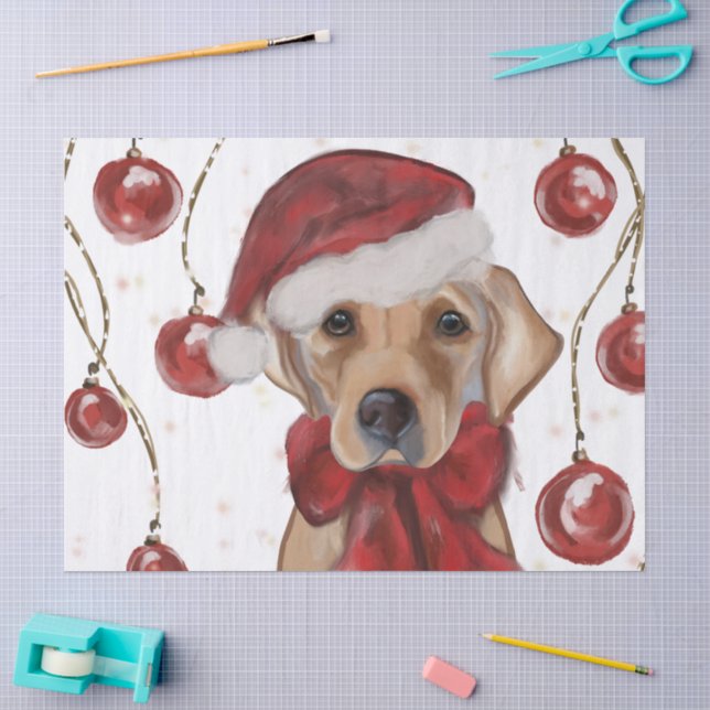 Papel De Seda Impressão em Tela Labrador Retriever (Arte )