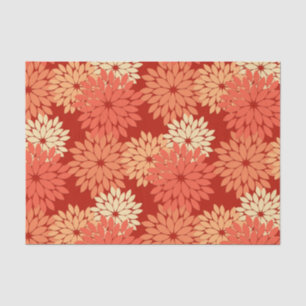 Papel De Seda Impressão floral moderno do quimono, tanjerina
