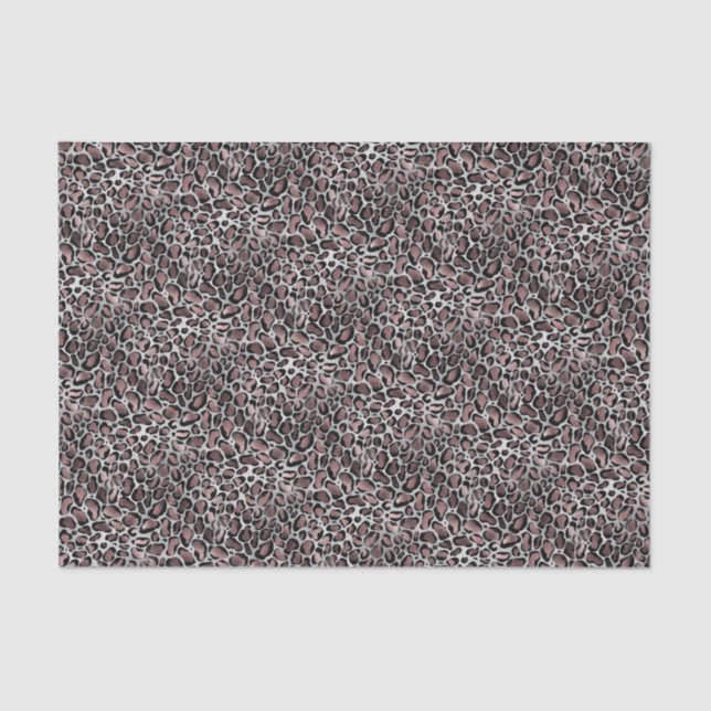 Papel De Seda Impressão Glam Leopardo (Frente )