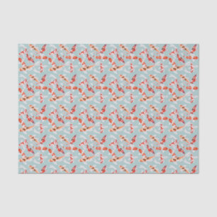 Papel De Seda Impressão Koi