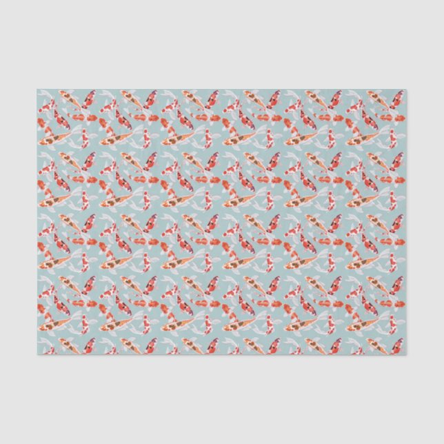 Papel De Seda Impressão Koi (Frente )