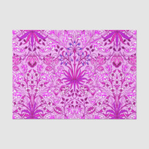 Papel De Seda Impressão, lavanda e violeta do jacinto de Willia