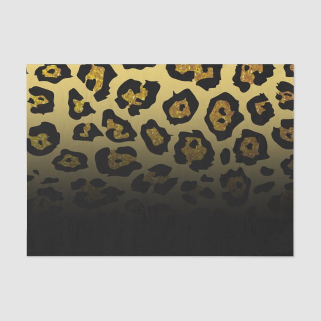Papel De Seda Impressão Leopard Lítida (Frente )