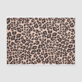 Papel De Seda Impressão Leopardo