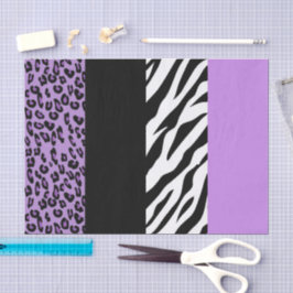 Papel De Seda Impressão Leopardo, Impressão Zebra, Impressão Ani