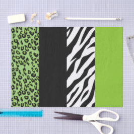 Papel De Seda Impressão Leopardo, Impressão Zebra, Impressão Ani