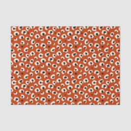 Papel De Seda Impressão Na moda de Leopardo Vermelho Vibrante