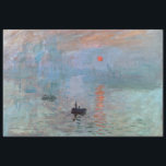 Papel De Seda Impressão, Sunrise, Claude Monet, 1872<br><div class="desc">Oscar-Claude Monet (14 de novembro de 1840 - 5 de dezembro de 1926) era pintor francês, fundador da pintura impressionista francesa e o praticante mais consistente e prolífico da filosofia do movimento de expressar as suas percepções antes da natureza, especialmente quando aplicada à pintura da paisagem aérea. O termo "Impressionismo"...</div>