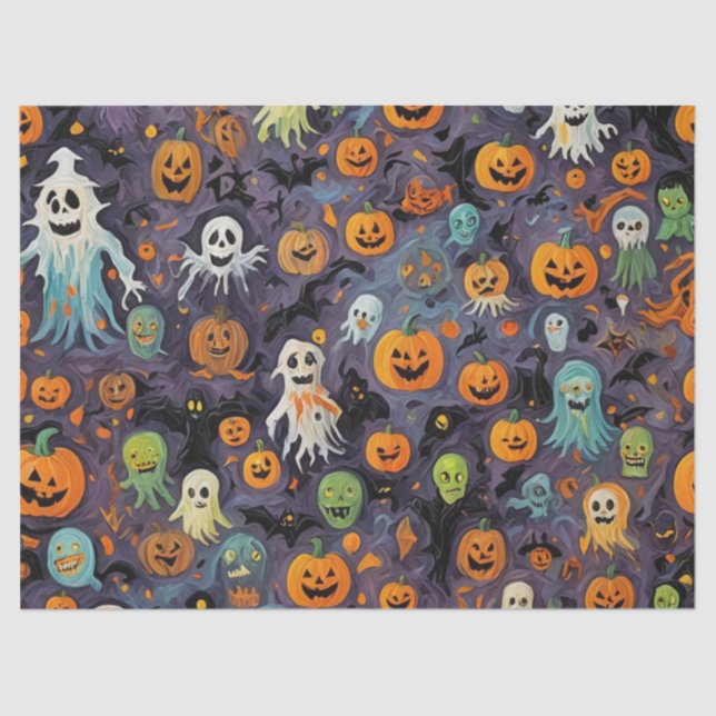 Papel De Seda Impressionismo Derretendo Fantasmas (Frente )