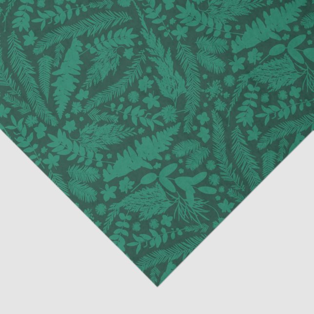 Papel De Seda Impressões Botânicas (Detalhes)