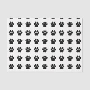 Papel De Seda Impressões de pata de cães