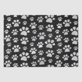 Papel De Seda Impressões de pata de gato