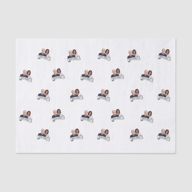 Papel De Seda Inauguração de Biden Harris (Frente )