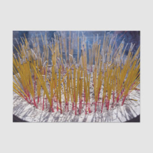 Papel De Seda Incenso num templo, Zhongdian, Yunnan - China