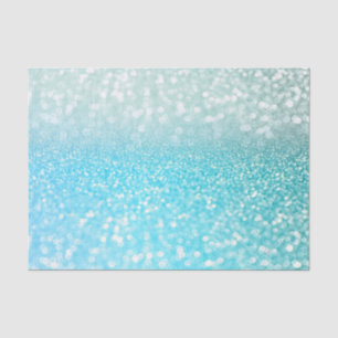 Papel De Seda Inclinação azul do brilho do verão da praia de