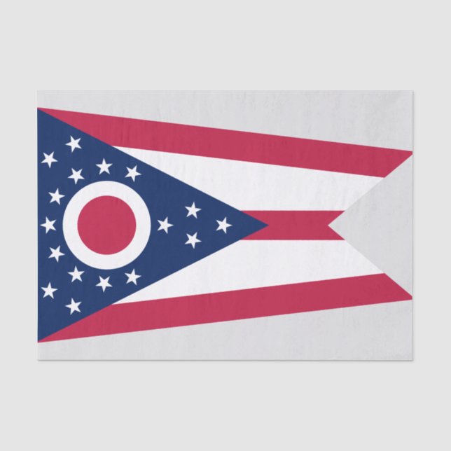 Papel De Seda Indicador do Estado de Ohio (Frente )
