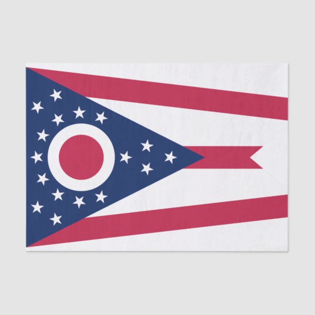Papel De Seda Indicador do Estado de Ohio (Frente )