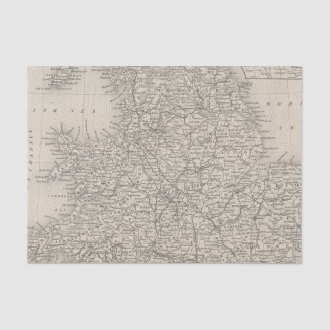 Papel De Seda Inglaterra 10 (Frente )