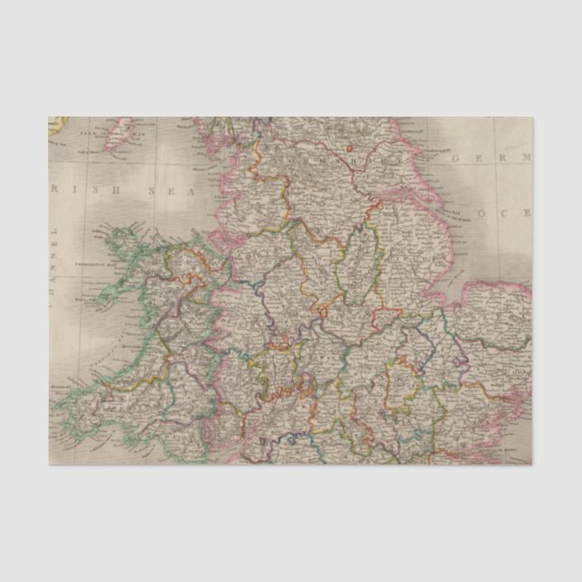 Papel De Seda Inglaterra e Wales 3 (Frente )