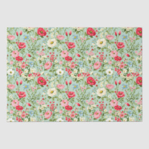 Papel De Seda Inglês Country Wildflower