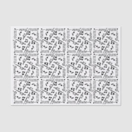 Papel De Seda Instrumento da flauta