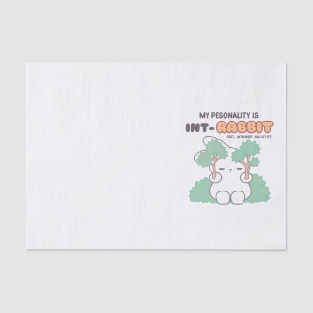 Papel De Seda Introduzida pela Natureza: A Personalidade INT-RAB (Frente )