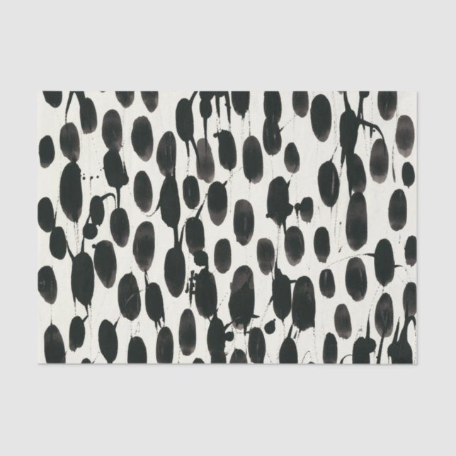 Papel De Seda Invariável I | Negra (Frente )